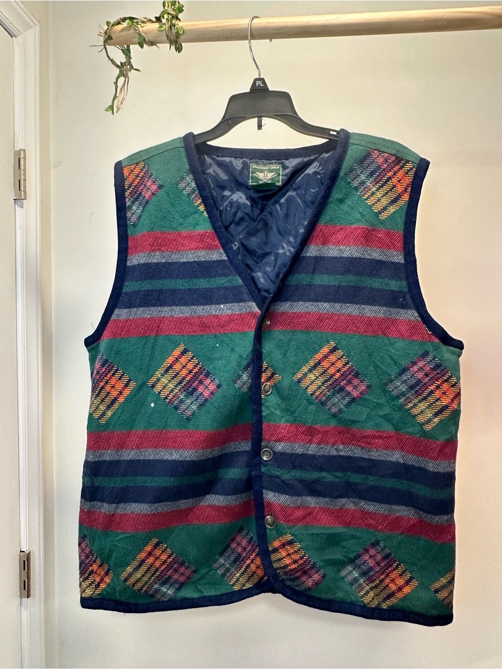 Men’s L | Vintage 90s Dockers Golf Quilted Vest